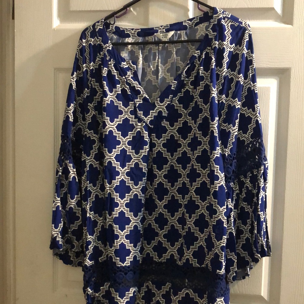 Blue Print top